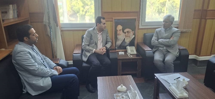 دیدار مدیرعامل شرکت شهرک‌های صنعتی هرمزگان با رئیس صدا و سیمای مرکز خلیج فارس